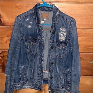 Destroyed Denim Jacket